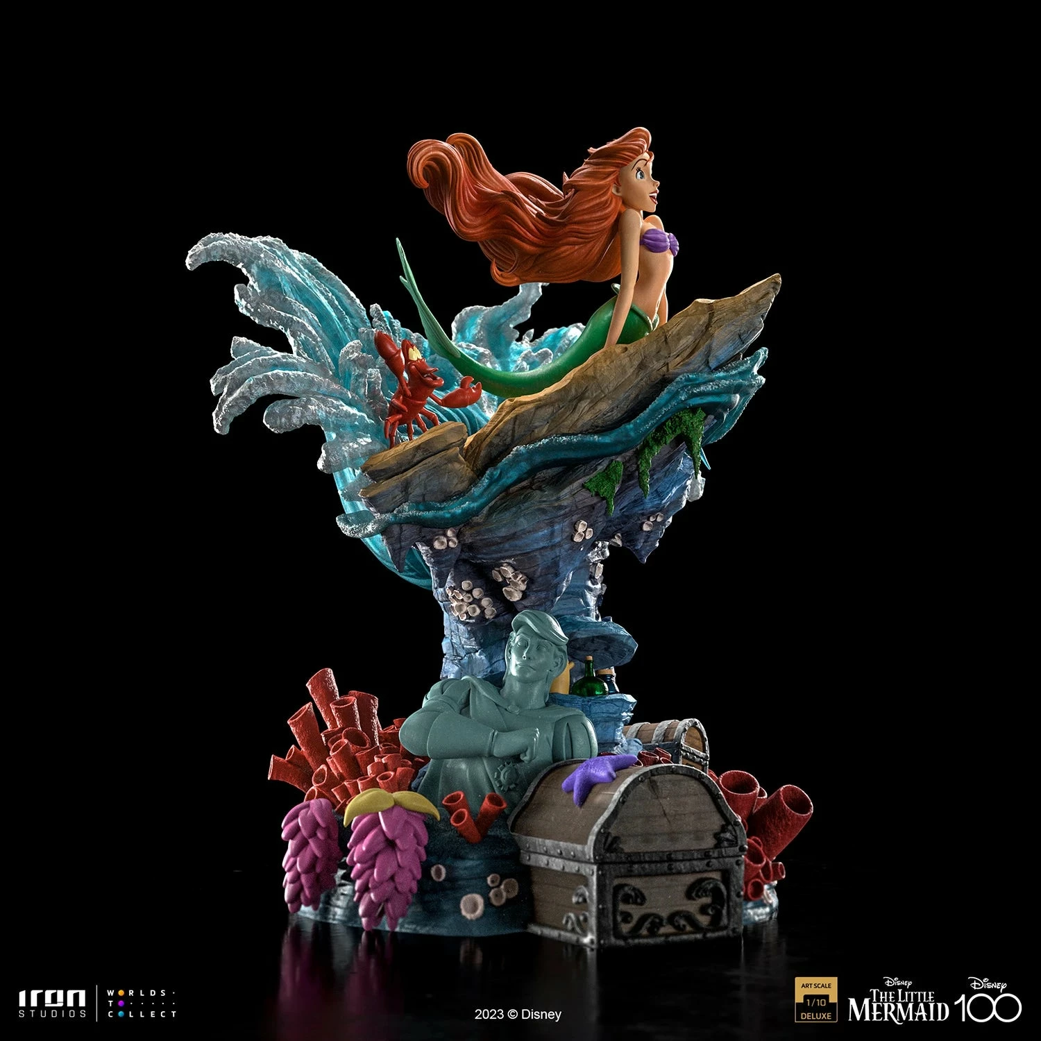 Iron Studios Disney The Little Mermaid 1/10 Deluxe Art Scale Statue - Image 8