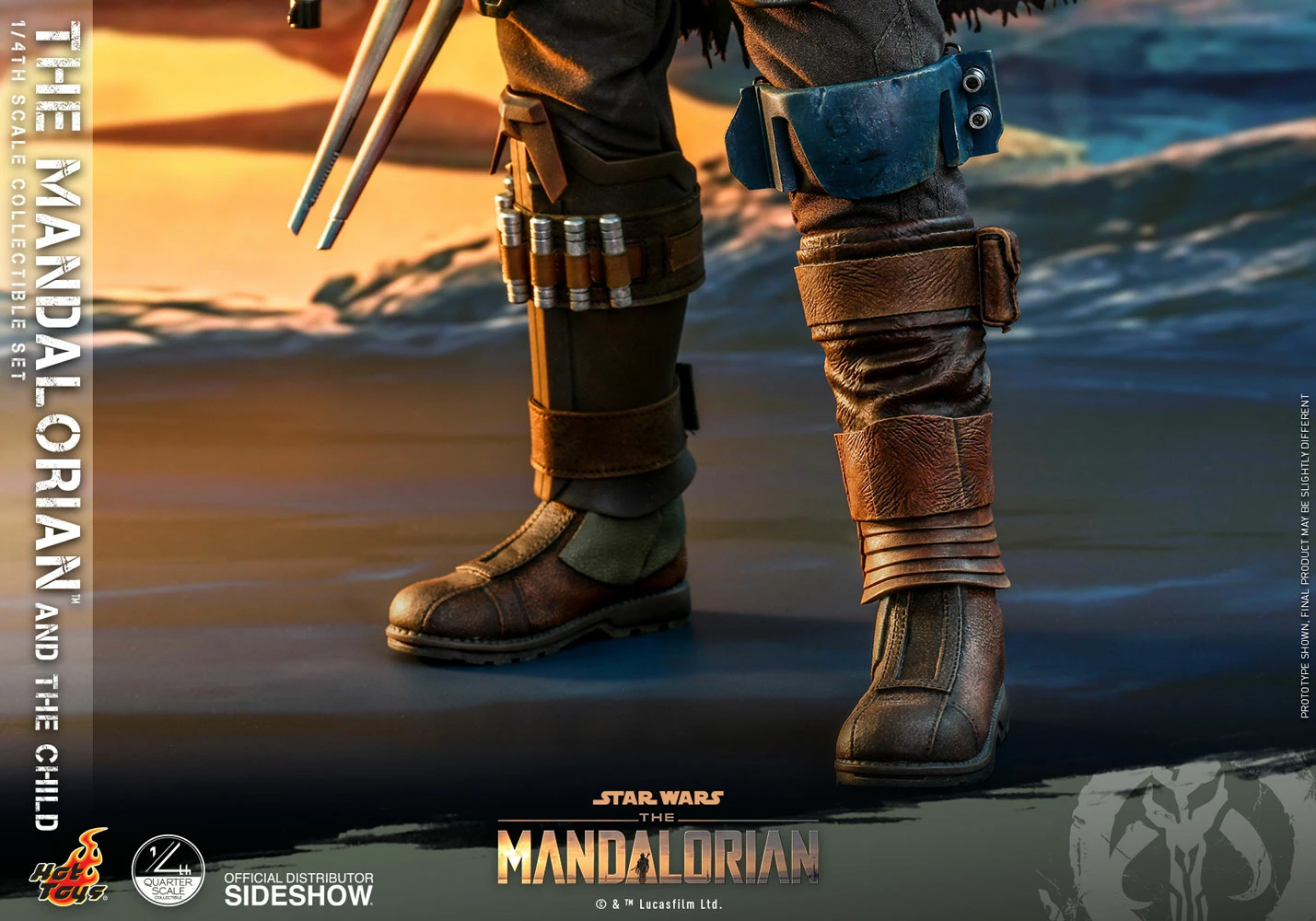Hot Toys Star Wars The Mandalorian 1/4 Scale Action Figure 2 Pack The Mandalorian & The Child 46 Cm - Image 11