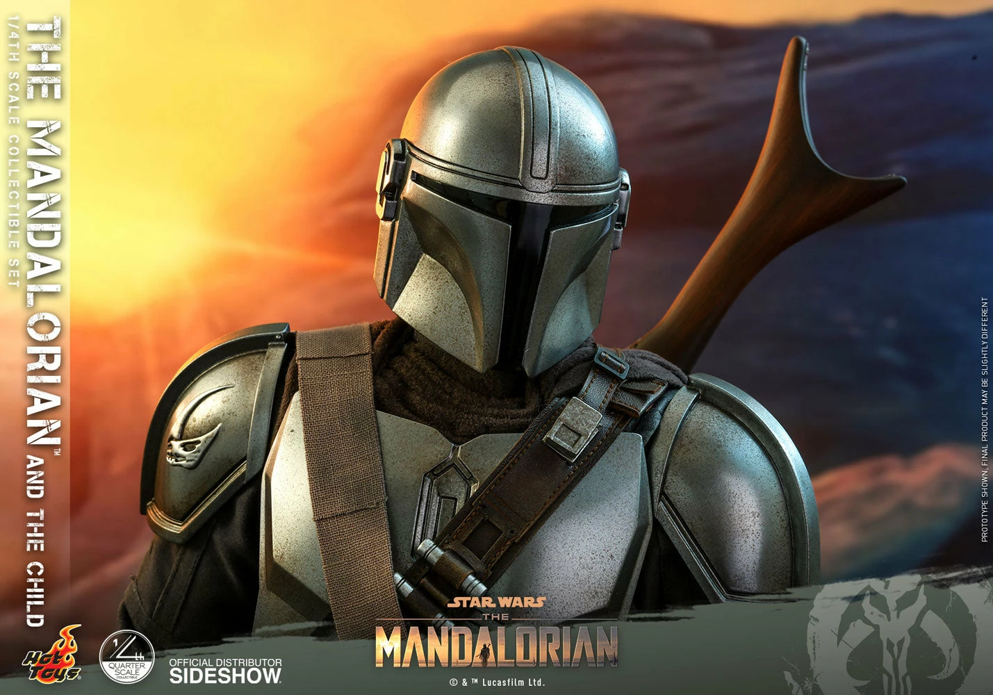 Hot Toys Star Wars The Mandalorian 1/4 Scale Action Figure 2 Pack The Mandalorian & The Child 46 Cm - Image 17