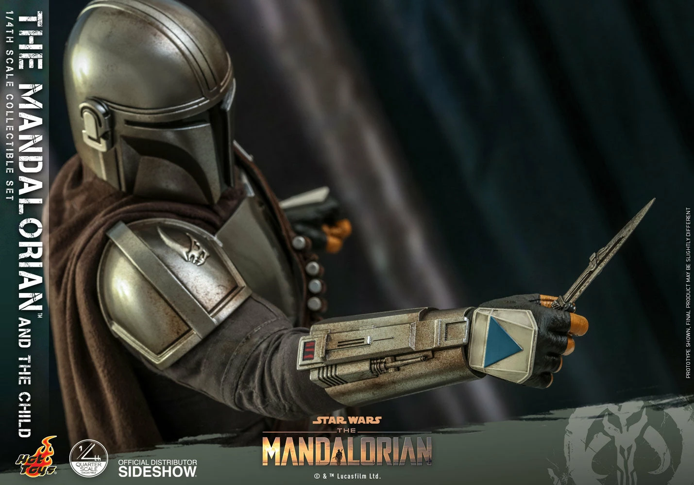 Hot Toys Star Wars The Mandalorian 1/4 Scale Action Figure 2 Pack The Mandalorian & The Child 46 Cm - Image 15