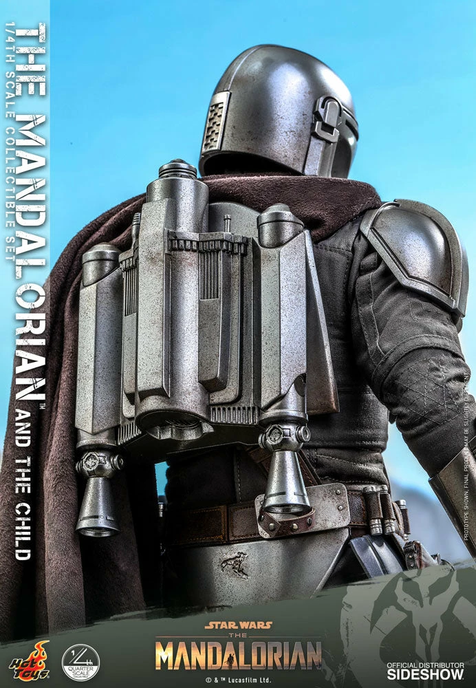 Hot Toys Star Wars The Mandalorian 1/4 Scale Action Figure 2 Pack The Mandalorian & The Child 46 Cm - Image 8