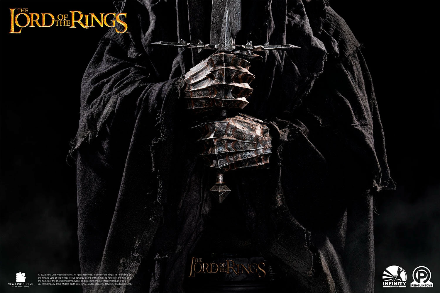Infinity Studio X Penguin Toys "The Lord Of The Rings" The Ringwraith Life Size Bust 1/1 Scale Figure - Image 7