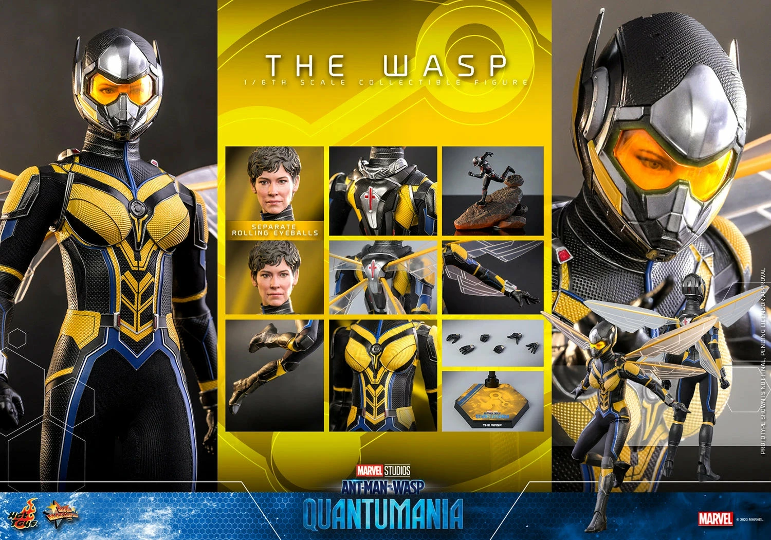 Hot Toys 1/6th Scale Figure Marvel Ant-Man And The Wasp Quantumania The Wasp - Image 4