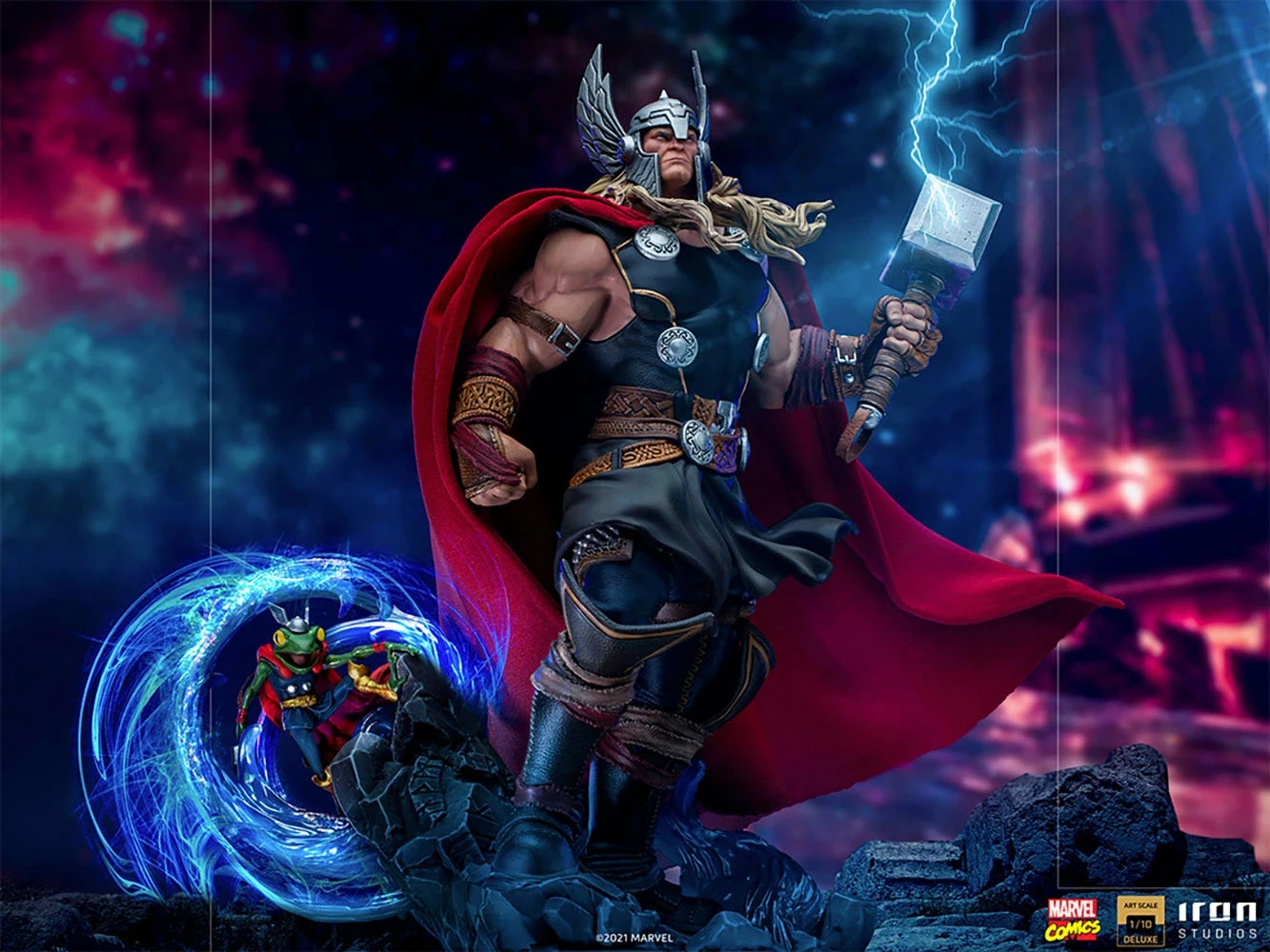 Iron Studios Marvel Thor Unleashed 1/10 Deluxe Art Scale Statue - Image 3