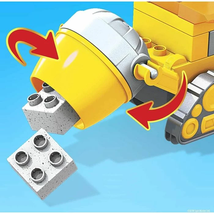PAW Patrol Rubble’s City Construction Truck Mega Bloks Set - Image 4