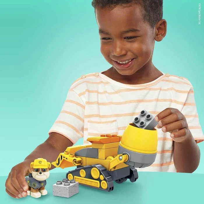 PAW Patrol Rubble’s City Construction Truck Mega Bloks Set - Image 8