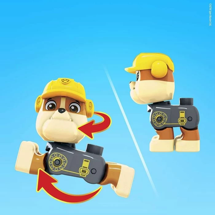 PAW Patrol Rubble’s City Construction Truck Mega Bloks Set - Image 5