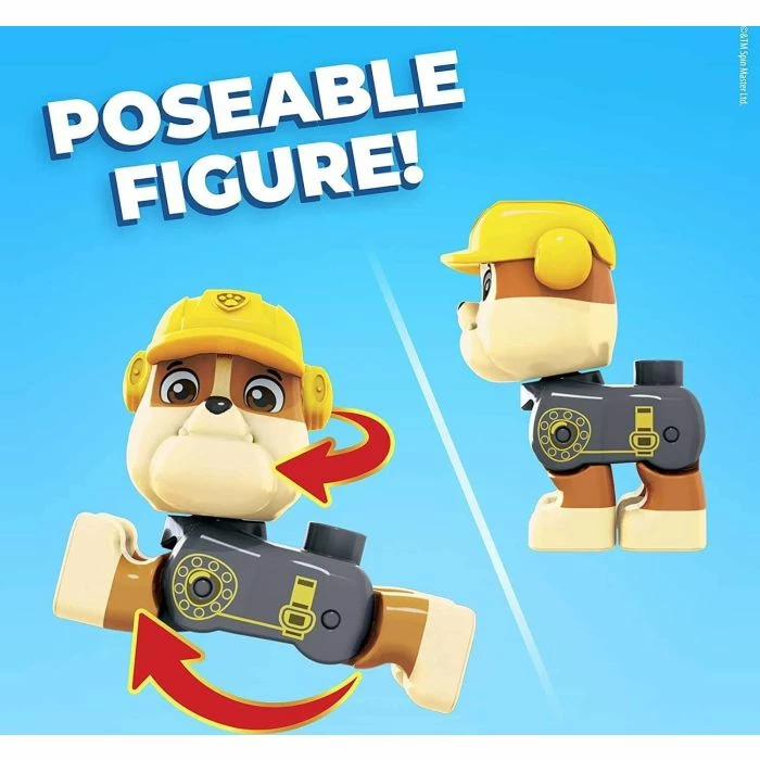 PAW Patrol Rubble’s City Construction Truck Mega Bloks Set - Image 3