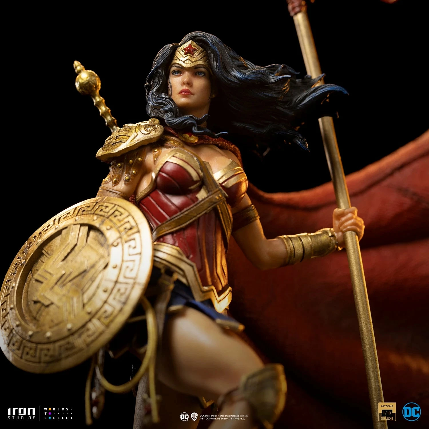Iron Studios DC Comics Wonder Woman Unleashed 1/10 Deluxe Art Scale Statue - Image 8
