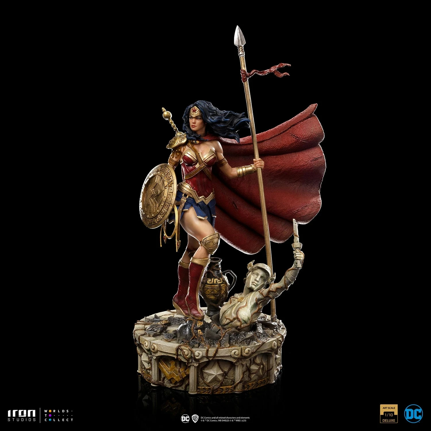 Iron Studios DC Comics Wonder Woman Unleashed 1/10 Deluxe Art Scale Statue - Image 6