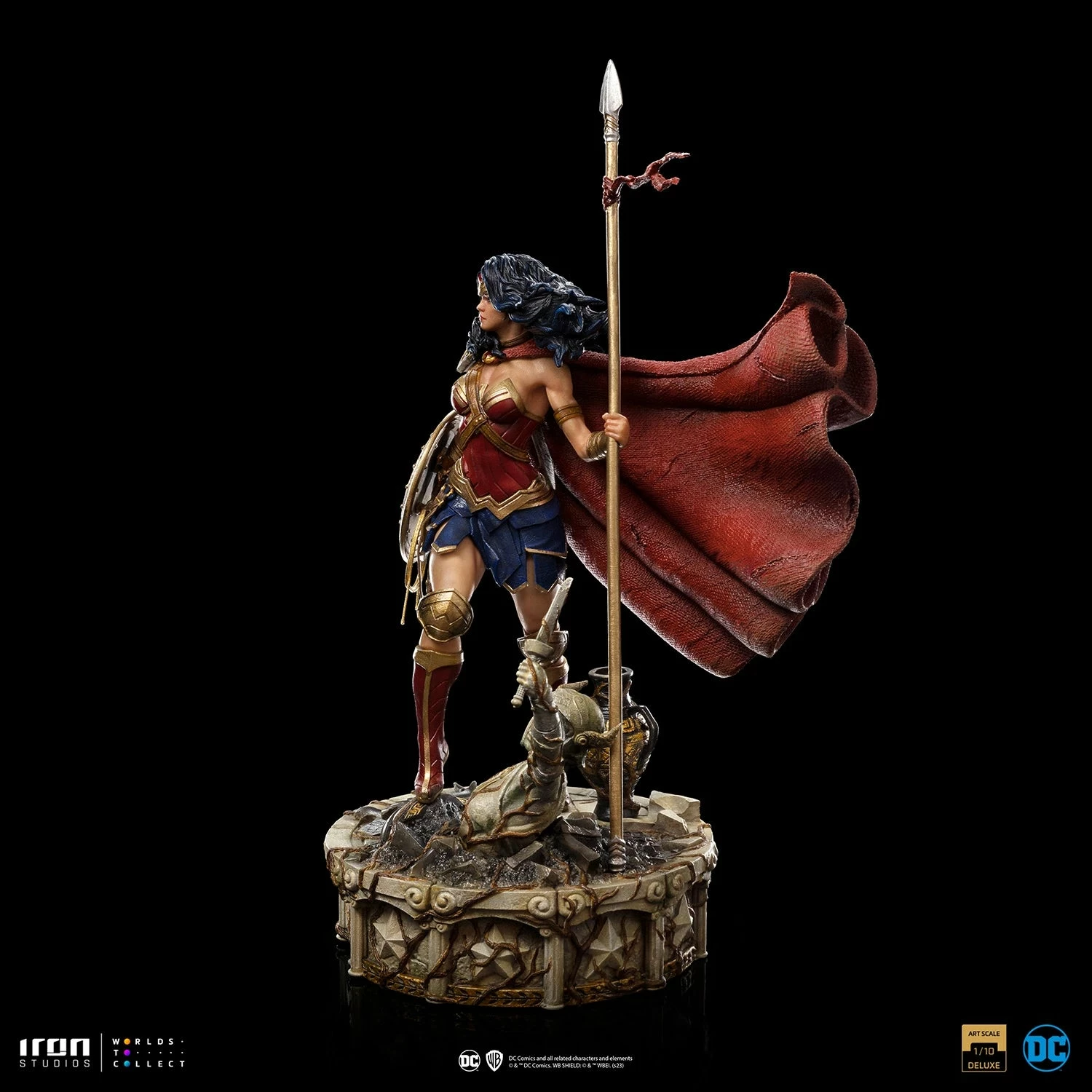 Iron Studios DC Comics Wonder Woman Unleashed 1/10 Deluxe Art Scale Statue - Image 7