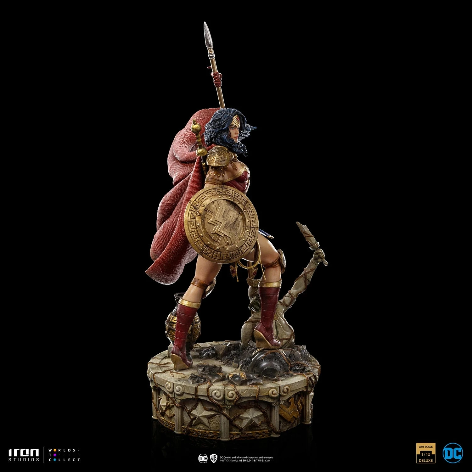 Iron Studios DC Comics Wonder Woman Unleashed 1/10 Deluxe Art Scale Statue - Image 20