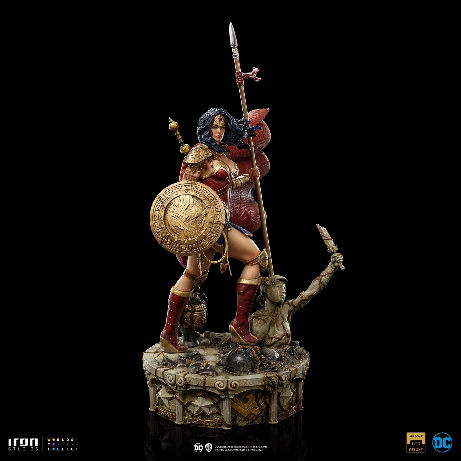 Iron Studios DC Comics Wonder Woman Unleashed 1/10 Deluxe Art Scale Statue - Image 15