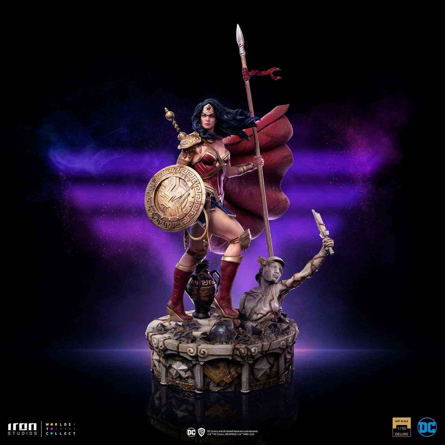 Iron Studios DC Comics Wonder Woman Unleashed 1/10 Deluxe Art Scale Statue - Image 4