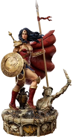 Iron Studios DC Comics Wonder Woman Unleashed 1/10 Deluxe Art Scale Statue