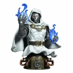 Marvel Comics Previews 40th Anniversary Exclusive White Armor Dr Doom Bust