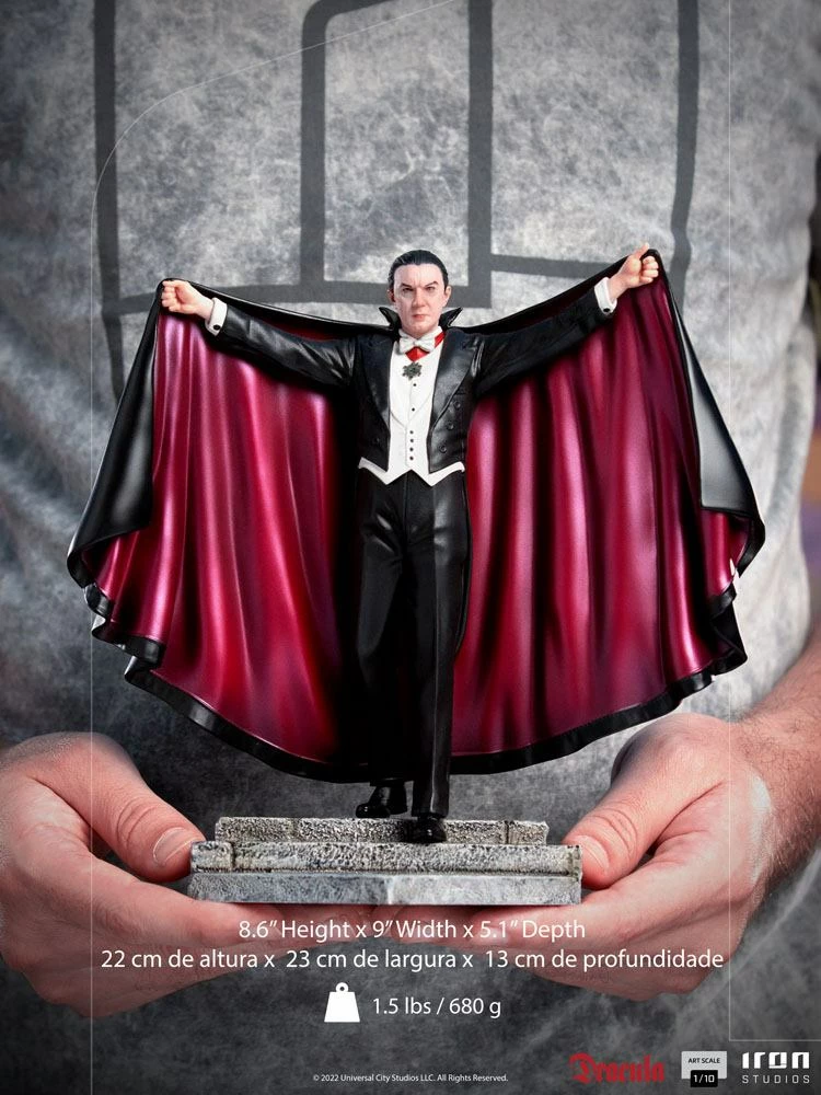 Iron Studios Universal Monsters Dracula (Bela Lugosi) 1/10 Art Scale Limited Edition Statue - Image 8