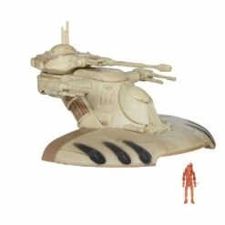 Star Wars Micro Galaxy Squadron - AAT Battle Tank With Battle Droid Figure