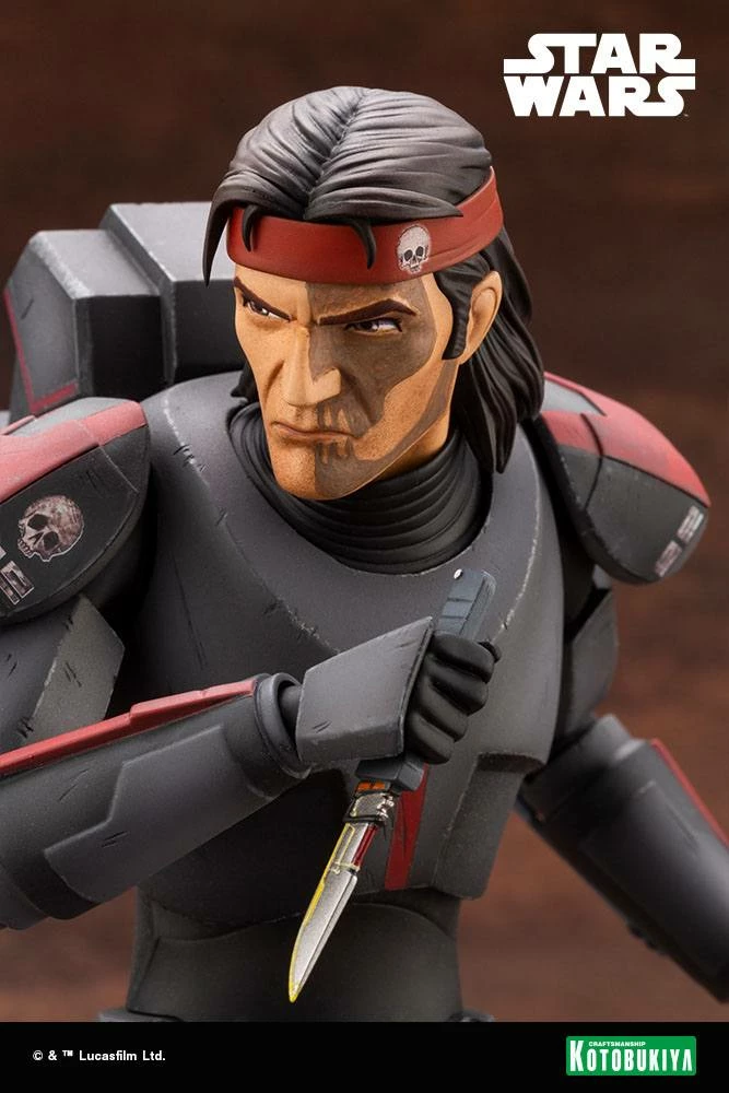 Star Wars The Bad Batch Kotobukiya ARTFX PVC 1/7 Scale Statue Hunter - Image 17