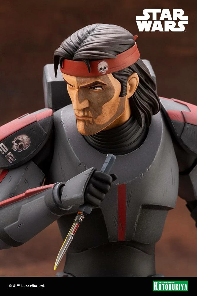 Star Wars The Bad Batch Kotobukiya ARTFX PVC 1/7 Scale Statue Hunter - Image 18
