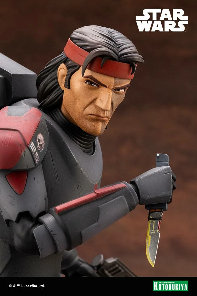 Star Wars The Bad Batch Kotobukiya ARTFX PVC 1/7 Scale Statue Hunter - Image 19