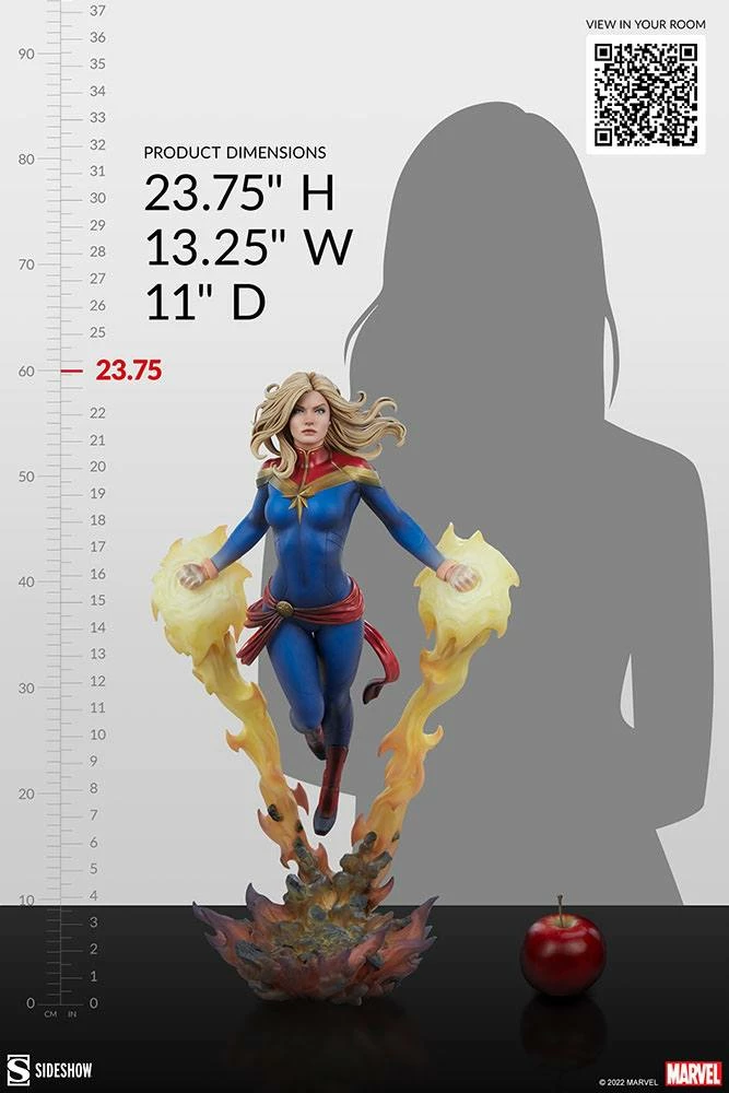 Sideshow Marvel Premium Format Statue Captain Marvel 60 Cm - Image 2