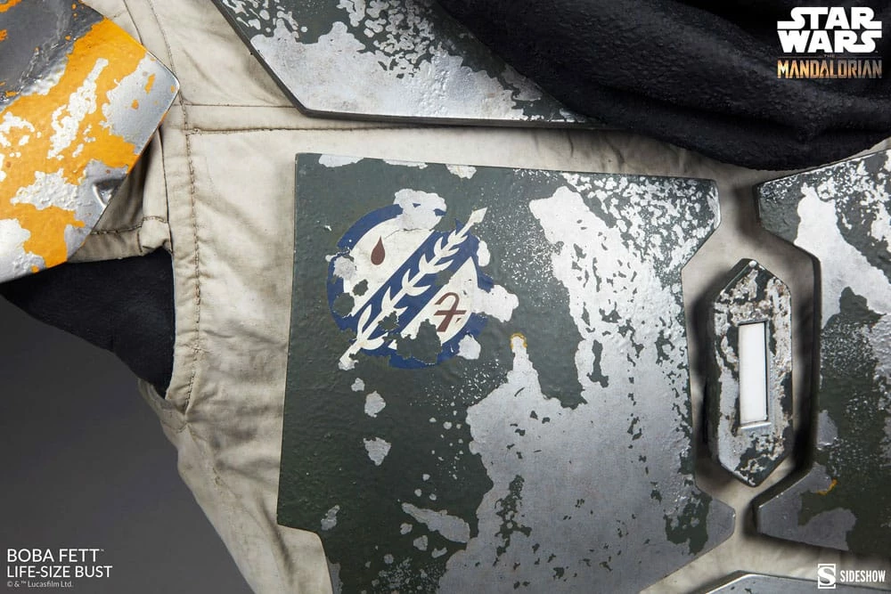 Sideshow The Mandalorian Boba Fett 1:1 Life-Size Scale Bust *SPECIAL ORDER REQUEST - Image 9